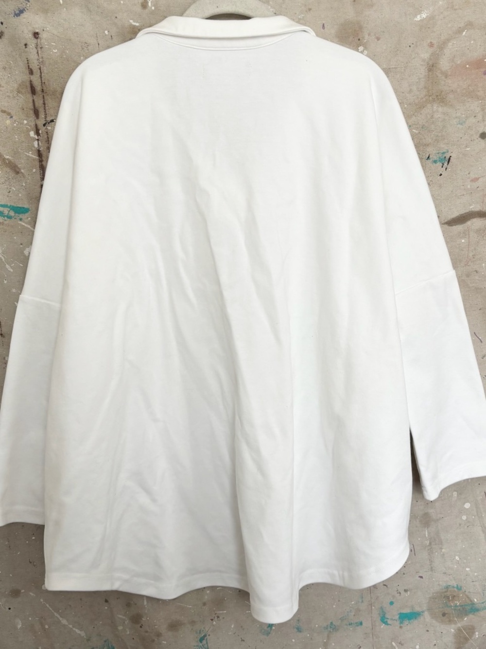 Pomander Place Tuckernuck Easy Polo Swing Sweatshirt - Picture 5 of 6